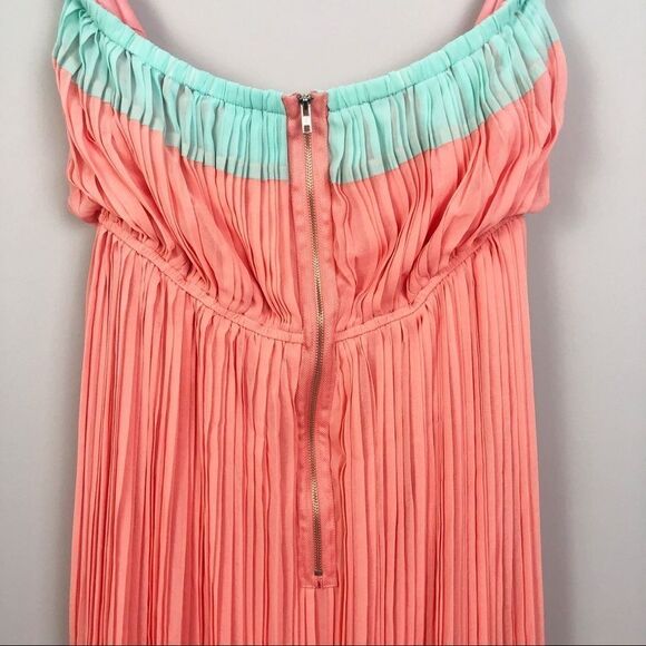 ROMEO & JULIET | Pastel Strapless Maxi Dress Large - Picture 6 of 7